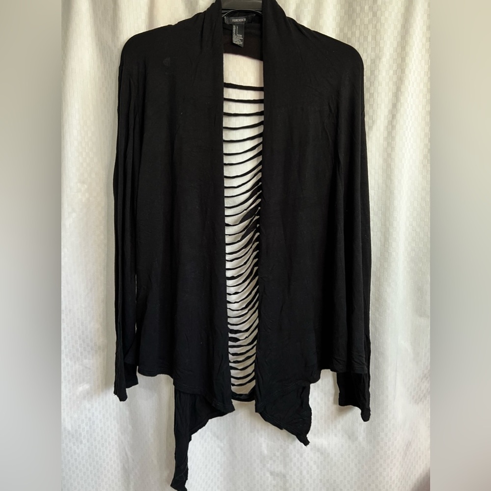 Y2K Forever 21 cut-out cardigan size large woman's